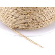 Juteschnur Ø1,5 mm - Leinenfarbe natürlich, 1 Buc.