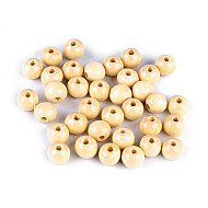 Holzperlen, Ø10 mm (20 g Packung) - natürlich offen