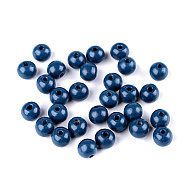 Holzperlen, Ø10 mm (Pack 20 g) - Blaue Delta