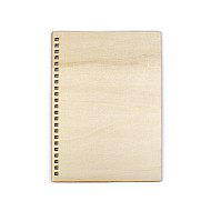 Holzabdeckungen für A5 AgendAs (Set 2 PCs) - Holz Natur