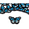 Thermische Anwendung, kleiner Schmetterling (Pack 10 Stück) - Bleu Turquoise
