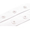 Druckknopfband Breite 18mm Meterware, Weiß