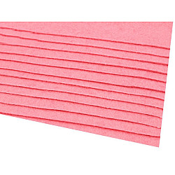 Blätter Filz, 20x30 cm, 166 g / m², 2 Einheiten - Mittelrosa