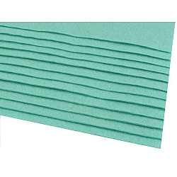 Blätter Filz, 20x30 cm, 166 g / m², 2 Stück - Türkis Grün
