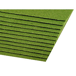 Blätter Filz, 20x30 cm, 300 g / m², 2 Stück - grüne Steppe