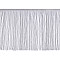 Feuerblätter, Breite 25 cm x 1 m - silber