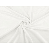 MicroPlush / Soft Fleece Minky, bei Meter - Weiß