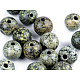 Mineralperlen Serpentin russisch grün Ø6 mm (Packung 10 Stück) Mineralperlen Serpentin russisch grün Ø6 mm (Packung 10 Stück)