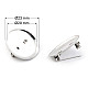 Broschennadel Ø23 mm, platine, 10 Stück Broschennadel Ø23 mm, platine, 10 Stück