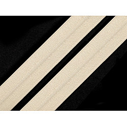 Elastische Vorspannung, Breite 20 mm (25 m Kard) - Vanillegelb
