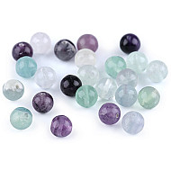 Mineral Perlen Fluorit Ø8 mm (Packung 8 Stück)