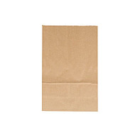 Papiertüte 12 x 21 x 7 cm (Packung 50 Stück) - naturbraun