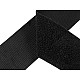 Flacher Klettverschluss Haken + Plüsch Breite 50 cm, schwarz, meterware Flacher Klettverschluss Haken + Plüsch Breite 50 cm, schwarz, meterware