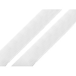 Klettverschluss Haken selbstklebend Breite 20 mm, White, 25 m