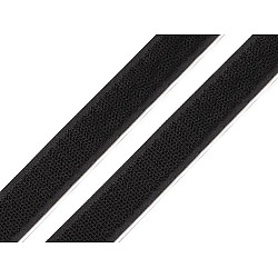 Klettverschluss Haken selbstklebend Breite 20 mm, schwarz, 25 m