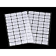 Klettpunkte selbstklebend Rechtecke 15x25 mm, weiß Klettpunkte selbstklebend Rechtecke 15x25 mm, weiß
