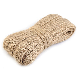 Jute Band Breite 11 mm, créme, 10 m