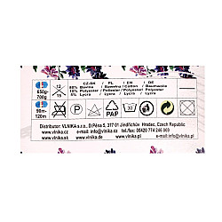Spaghetti Strickband, 650-700 g - rosa antike offen