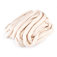 Rohrfaden mit Eibisch-Füllstoff bei Meter, 250 g - Licht beige