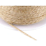 Juteschnur Ø1,5 mm - Leinenfarbe natürlich, 1 Buc.
