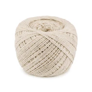 Baumwolle / niedlicher Makramee, 600 g - Ecru