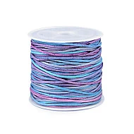Baumwollschnur / Kordel Ø1 mm Regenbogen - hellblau, 1 Buc.