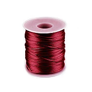 Satin, Ø1 mm (Rolle ca. 80 - 100 m) - Roter Carmin
