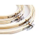 Set Frames / Bambusrahmen für die Stickerei, 12; fünfzehn; 20.3; 22,5 cm Set Frames / Bambusrahmen für die Stickerei, 12; fünfzehn; 20.3; 22,5 cm
