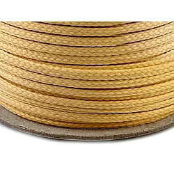 Polyesterschnur Ø4 mm (rolle 100 m) - Senf-braun