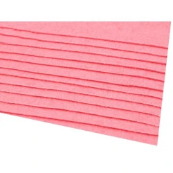Blätter Filz, 20x30 cm, 166 g / m², 2 Einheiten - Mittelrosa