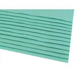 Blätter Filz, 20x30 cm, 166 g / m², 2 Stück - Türkis Grün