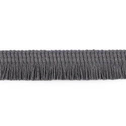 Baumwollfranes, 17 mm (25 m Packung) - dunkelgrau