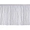 Feuerblätter, Breite 25 cm x 1 m - silber
