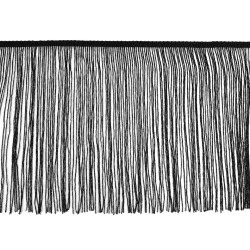 Feuerblätter, Breite 25 cm x 1 m - schwarz