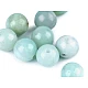 Amazonit glänzendes synthetisches Mineral Ø 6 mm (Packung 10 Stück) Amazonit glänzendes synthetisches Mineral Ø 6 mm (Packung 10 Stück)