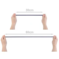 Elastischer Lat Einfach, Breite 7 mm (5 m Karte) - Natürliches Medium