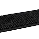 Elastisches Weitzähler, Breite 50 mm - Schwarz Elastisches Weitzähler, Breite 50 mm - Schwarz