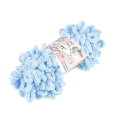Strickgarn Alize Puffy 100 g, Baby blau