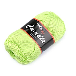 Strickgarn aus Baumwolle Camilla 50 g - Hellgrün