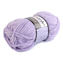 Strickgarn Chenille Dolce 100 g, hell lila
