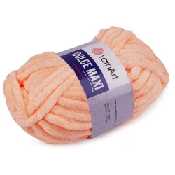 Strickgarn Chenille Dolce Maxi 200 g, Pfirsich