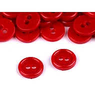 Hemdknöpfe Größe 18", rote Erdbeere, 100 Stück