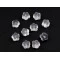Ohrstecker Gegenstück 3x5mm, Transparent, 5 g