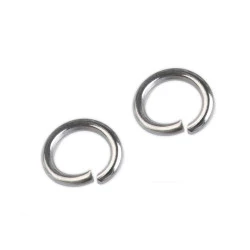 Verbindungsring Ø6 mm Edelstahl, platine, 25 Stück
