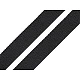 Klettband Breite 20 mm elastisch Plüsch, schwarz Klettband Breite 20 mm elastisch Plüsch, schwarz