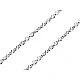 Kette aus chirurgischem Stahl 2,3 mm Länge 1 m, platine