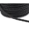 Schnur Kunstleder, meterware,  Ø3 mm, schwarz