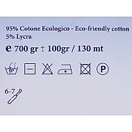 Spaghetti / Strickgarn 700 g - hell-grau - verschiedene Farbtöne, 1 Buc.