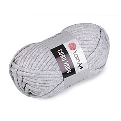 Strickgarn Cord Yarn 250 g - hell-grau - gestromt, 1 Buc.