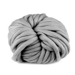 Extra dickes Strickgarn 250 g - grau
